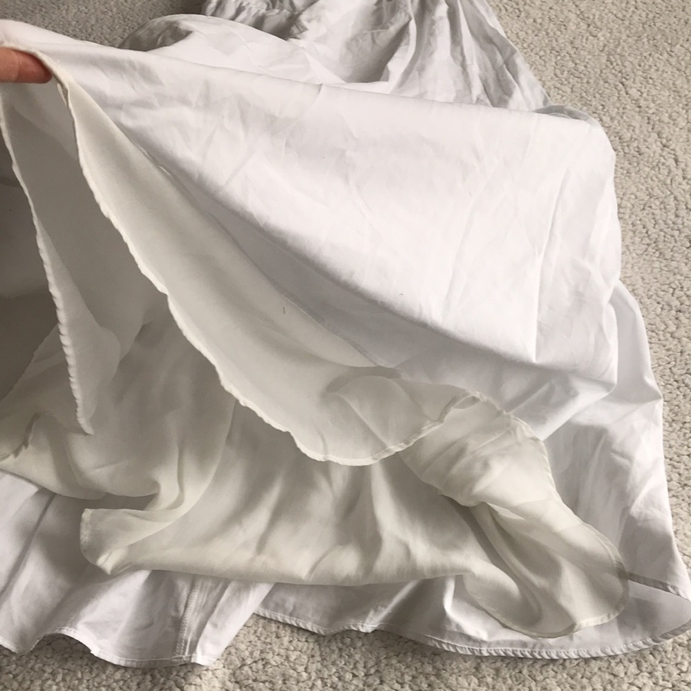 Zara White Halter Poplin Maxi Dress - Picture 6 of 16